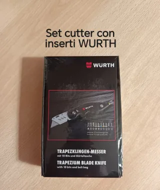 Set cutter Wurth lama trapezio con 10 bits