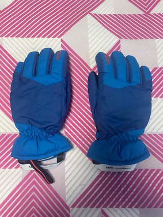 Guantes de nieve azules 10-12 años