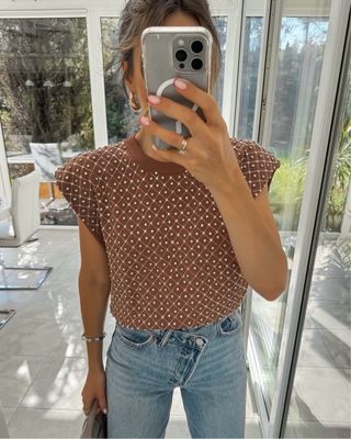 Jersey punto abalorios