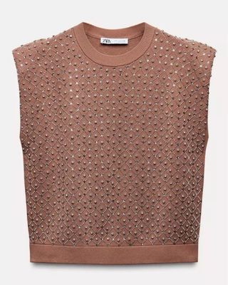 Jersey punto abalorios