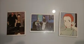 3 figurine Panini Anna dai capelli rossi. 1980