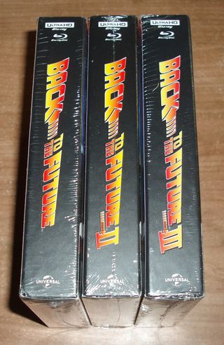 Regreso al Futuro Trilogia 4K UHD Steelbook Nuevo