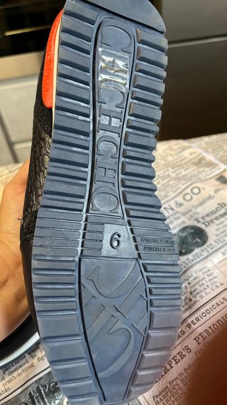 Deportivas Carolina Herrera Azul/Rojo