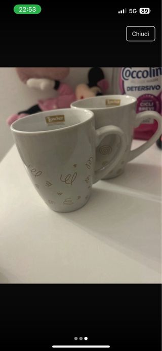 Tazze da latte in porcellana