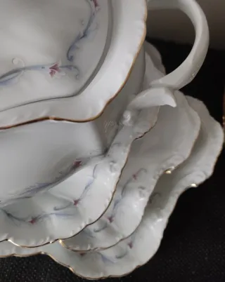 VAJILLA NUEVA PORCELANA CAPEANS MODELO LUS XV