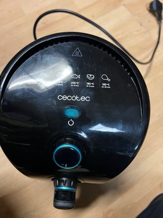Cecotec Freidora de Aire Negra