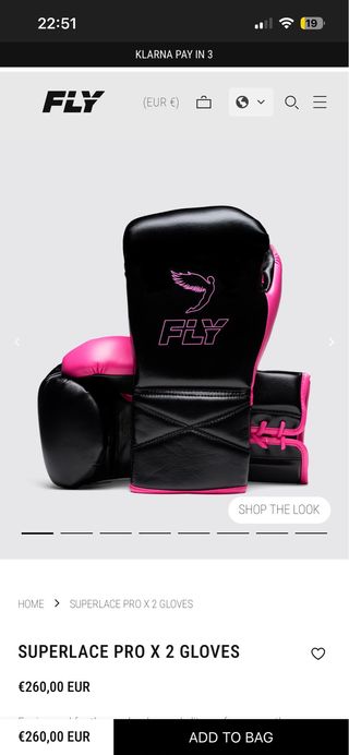Guantes FLY PRO X2 Negros y Rosa
