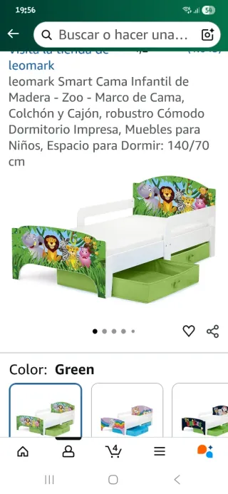 Cama infantil 1,40
