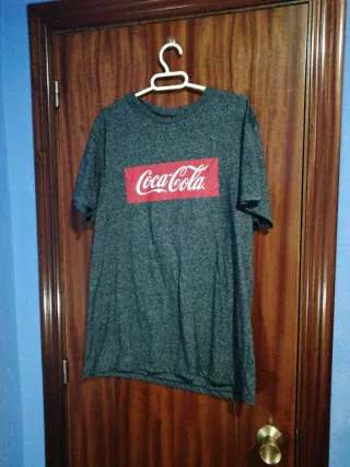 Camiseta Coca-Cola gris talla L