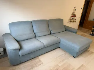 Sofá Chaiselongue Ikea Azul