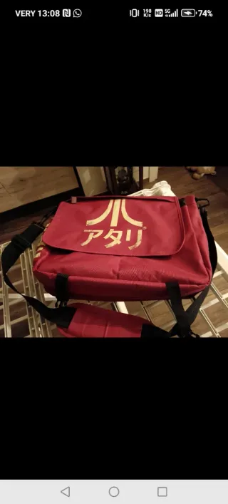 Tracolla Atari rossa