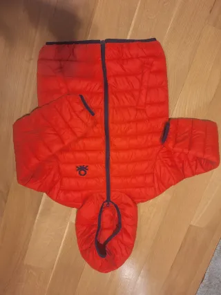 Chaqueta Benetton naranja/roja acolchada