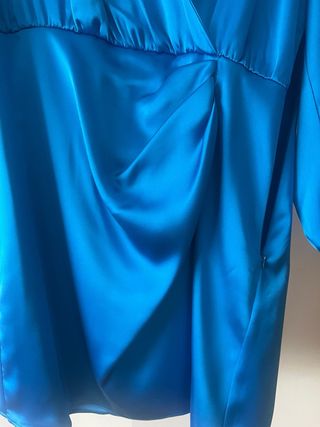 Vestido Zara azul talla L