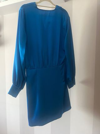 Vestido Zara azul talla L