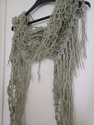 Bufanda de lana tejida