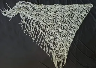 Bufanda de lana tejida