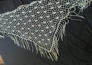 Bufanda de lana tejida