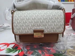 Borsa Michael Kors monogram marrone e bianca