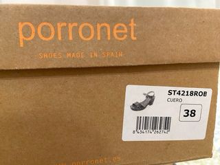 Sandalias Porronet de tacón madera