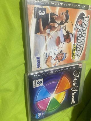 Juegos PS3 Virtua Tennis 2009 y Trivial Pursuit