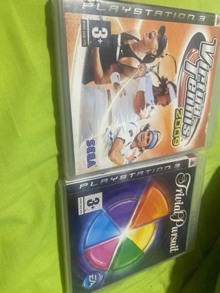 Juegos PS3 Virtua Tennis 2009 y Trivial Pursuit
