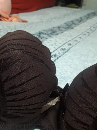 Sujetador con relleno marrón