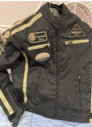 Casaco Motard Preto Tamanho S