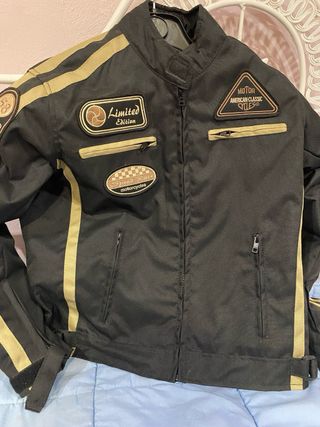 Casaco Motard Preto Tamanho S