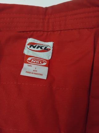 Kimono Jiu Jitsu Rojo y Negro