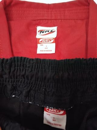 Kimono Jiu Jitsu Rojo y Negro