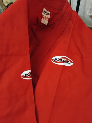 Kimono Jiu Jitsu Rojo y Negro