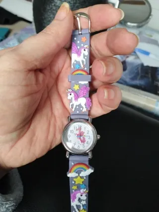 Reloj infantil unicornio