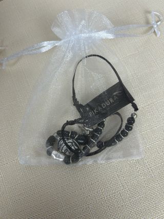 Collar baño plata Buda