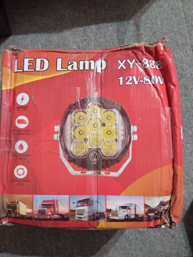 Faro LED 7 Pulgadas Amarillo