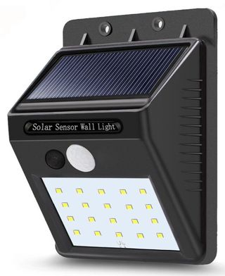 Lámpara para exterior con panel solar