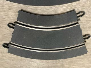 Lote 5 curvas estandar Scalextric pista gris