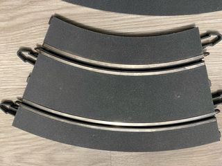 Lote 5 curvas estandar Scalextric pista gris