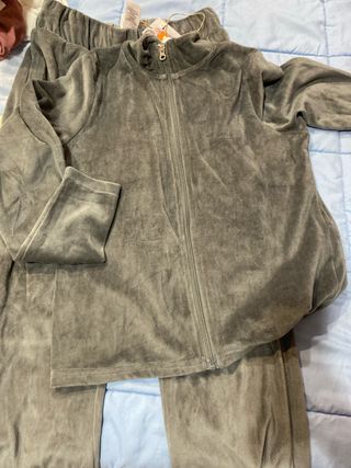 Fato de Treino Cinza Novo Tamanho S