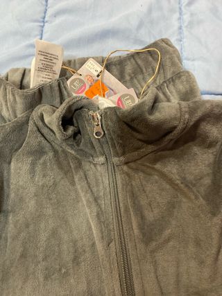 Fato de Treino Cinza Novo Tamanho S