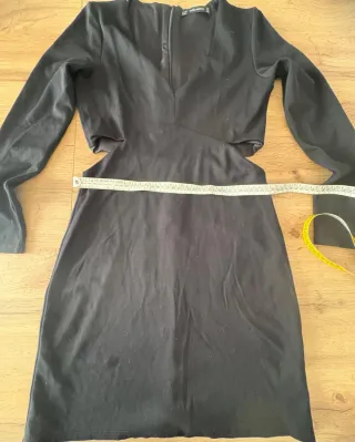 Abito nero manica lunga