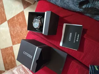 Reloj Citizen Eco-Drive Cronógrafo Negro/Plata