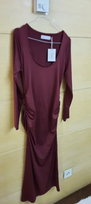 Vestido Lefties granate