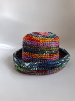 Gorro de lana multicolor