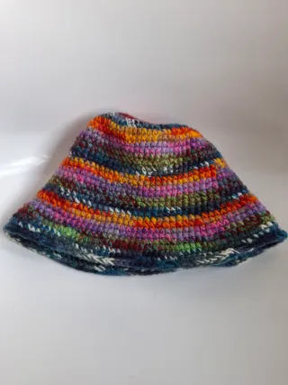 Gorro de lana multicolor