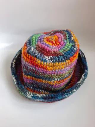Gorro de lana multicolor