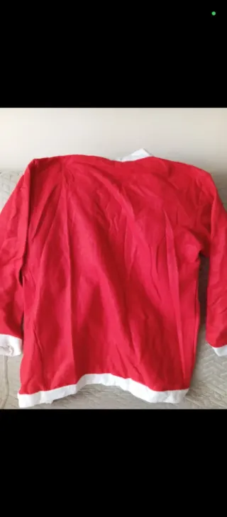 Traje de Papa Noel Rojo y Blanco