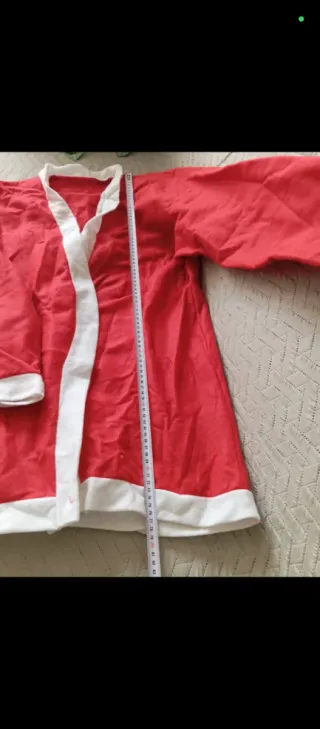 Traje de Papa Noel Rojo y Blanco