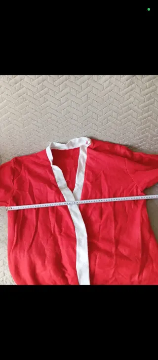 Traje de Papa Noel Rojo y Blanco