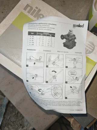 Caja de 25 Conectores perforación aislamiento NIL