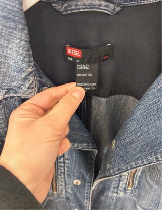 Giubbino jeans Diesel uomo